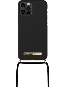 iDeal of Sweden Neclace Back Cover Jet Black (iPhone 12 / 12 Pro)