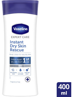Vaseline Instant Dry Skin Rescue Ενυδατική Lotion Σώματος 400ml