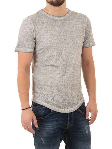 Κοντομάνικη Μπλούζα T-Shirt Back2Jeans B4 SS21 ανοικτό Γκρι