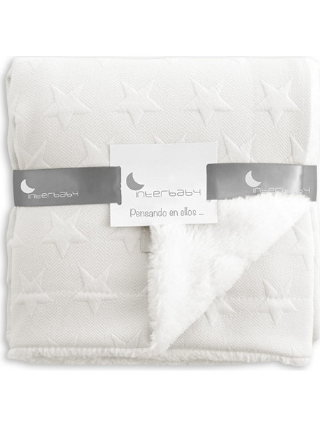 Interbaby Universo Κουβέρτα Αγκαλιάς Fleece 80x110 Μπεζ