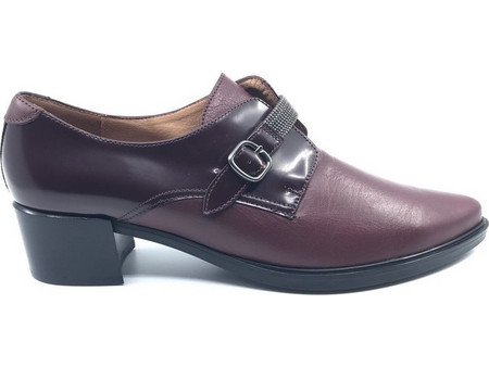Hispanitas Γυναικεία Oxford HI52037 Μπορντό