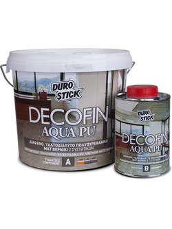 Durostick Decofin Aqua PU (A+B) Βερνίκι Επιφάνειας Κονιαμάτων Νερού Ματ 1kg