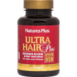 Nature's Plus Ultra Hair Plus Συμπλήρωμα Διατροφής κατά της Τριχόπτωσης 60 Ταμπλέτες