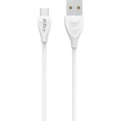 Καλώδιο δεδομένων Fast Charge 2A Micro USB 1m Λευκό 14126 DE24M DETECH 3000000141267