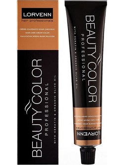 Lorvenn Beauty Color 6.4 Ξανθό Σκούρο Ανοιχτό Μόνιμη Βαφή Μαλλιών 70ml