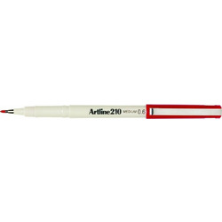 Artline 210 Μαρκαδορος Λεπτης Γραφης Κοκκινος (04-1-73-143)