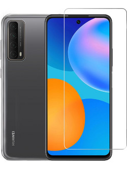 Vivid Σετ Διάφανη Θήκη Σιλικόνης & Tempered Glass - Huawei P Smart 2021 - Transparent (VIGELLY142GLASSTN)
