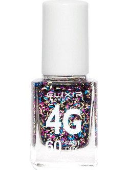 Elixir 4G Fast Dry 387 Glitter Βερνίκι Νυχιών Μακράς Διαρκείας Quick Dry 13ml