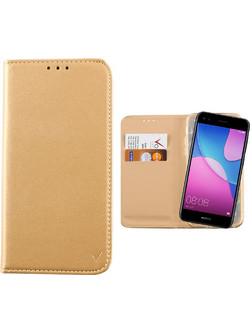 Volte-Tel Pocket Magnet Book Stand Gold (Huawei P9 Lite Mini / Y6 Pro 2017 5.0in)