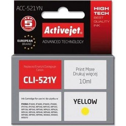 ACTIVEJET CANON CLI-521Y YELLOW - ACC-521YN CHIP