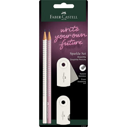 Σετ Faber Castell Sparkle II Άσπρο/Ροζ B 218481