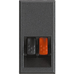 Πρίζα Axolute Ηxείων 1 Στοιχείου Graphite