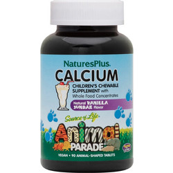 Nature's Plus Animal Parade Calcium 90 Μασώμενα Δισκία