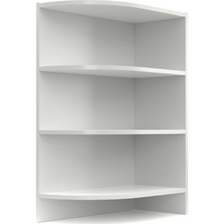 Charlotte κάτω ντουλάπι με ράφια 56.5x28.5x82cm Λευκό