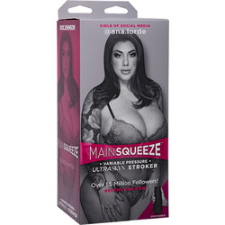 Doc Johnson Main Squeeze Girls of Social Media Ana Lorde Pocket Pussy & Sleeve Αυνανιστήρι Flesh