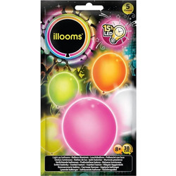 Illooms Φωτεινά Μπαλόνια Mixed Summer 5 Pack (LLM10000)