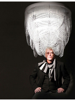 Φωτιστικό Οροφής Ceremony Large White Slamp Αλουμίνιο,Πολυπροπυλένιο