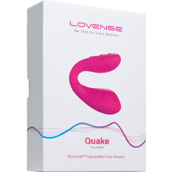 Lovense Quake Διπλός Δονητής 9cm Ροζ