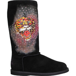 Ed Hardy Leather Boots 11FBS101W
