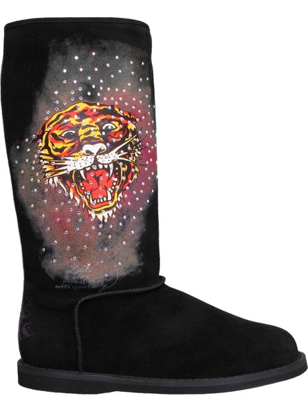 Ed Hardy Leather Boots 11FBS101W