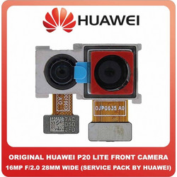 Γνήσια Original Huawei P20 Lite (ANE-LX1, ANE-LX2) Mate 10 Lite (RNE-L21, RNE-L22) 16 MP, f/2.0, 28mm (wide) 1/2.8" 1.12μm Main Rear Back Camera, Πίσω Κεντρική Κάμερα 23060342 (Service Pack By Huawei)