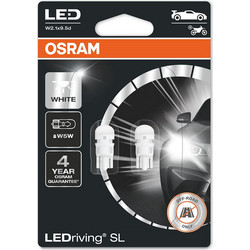 Osram W5W LEDriving SL Λευκό 12V 1W 2τμχ