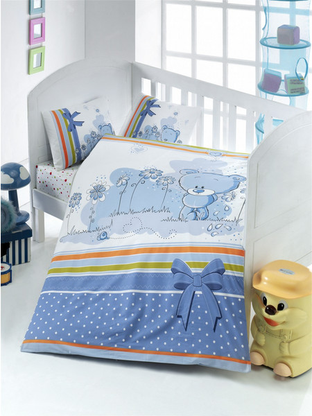 ΣΕΤ ΠΑΠΛΩΜΑΤΟΘΗΚΗ BEAR 3ΤΜΧ 100% ΒΑΜΒΑΚΙ RANFORCE 100*150cm BABYTALE 121VCT2003