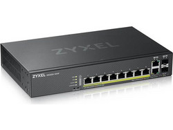 ZyXEL GS2220-10HP Managed L2 Switch με 2 Θύρες Ethernet 1Gbps και 8 SFP Θύρες