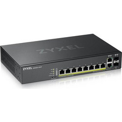ZyXEL GS2220-10HP Managed L2 Switch με 2 Θύρες Ethernet 1Gbps και 8 SFP Θύρες