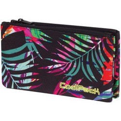 CoolPack Trio Tropical Island Κασετίνα Μαύρη 73943CP