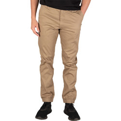 Unit Ανδρικό Παντελόνι Joggers Ελαστικό Κανονική Εφαρμογή Μπεζ 201119001