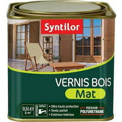 Syntilor Vernis Bois Βερνίκι Ξύλου Νερού Ματ Διάφανο 0.5lt