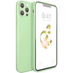 Bodycell Square Liquid Back Cover Light Green (iPhone 13 Pro)