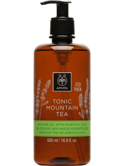 Apivita Tonic Mountain Tea Αφρόλουτρο σε Gel 500ml