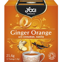 Yogi Tea Ginger, Orange & Vanilla 12 Φακελάκια