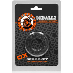 Oxballs Sprocket Ελαστικό Δαχτυλίδι Πέους 4.5cm Διαφανές
