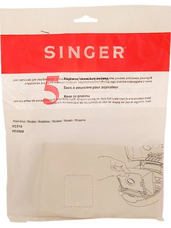 Singer VC2020/VC210 Σακούλες Σκούπας 5τμχ Συμβατές με Σκούπα Singer