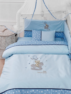 Makis Tselios Game Σετ Κούνιας Blue 6τμχ