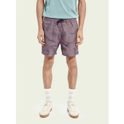Scotch & Soda Ανδρικό Μαγιό Σορτς με Σχέδια Μωβ 160600-0218