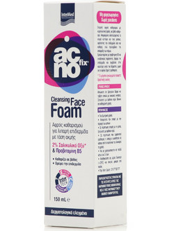 InterMed Acnofix Cleansing Face Αφρός Καθαρισμού Προσώπου για Ακμή 150ml