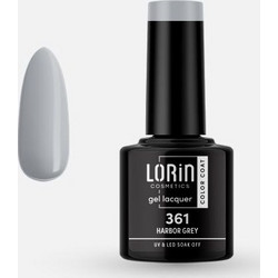 Lorin Gel Lacquer 361 Harbor Grey Ημιμόνιμο Βερνίκι Νυχιών 8ml