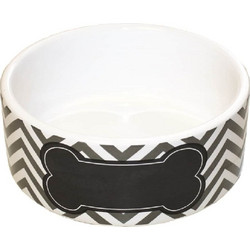HAPPYPET CHEVRON ΚΕΡΑΜΙΚΟ ΜΠΟΛ ΦΑΓΗΤΟ ΝΕΡΟΥ MEDIUM 800ml
