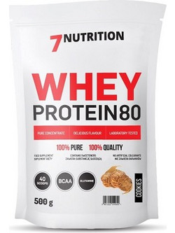 7Nutrition Whey 80 Cookies Πρωτεΐνη Ορού Γάλακτος Γράμμωσης 2x500gr