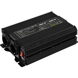 GOOBAY inverter αυτοκινήτου 12V σε 230V, 1000W, USB 2.1A - (58890)