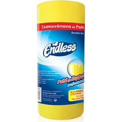 Ξεσκονόπανα σε ρολό βετέξ περφορέ Endless Dusters Roll 50 φύλλα
