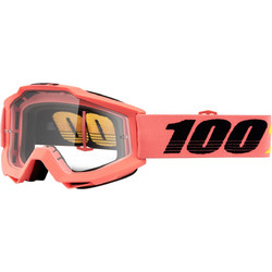 Μάσκα 100% Accuri Rogen Pink | Clear Lens