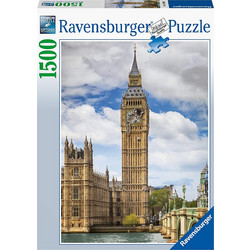 Puzzle Ravensburger Funny Cat On Big Ben 1500 Κομμάτια