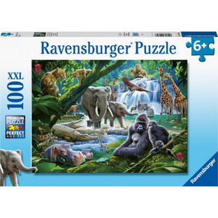 Παιδικό Puzzle Ravensburger Ζούγκλα XXL 100 Κομμάτια