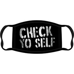 ROCK OFF ICE CUBE FACE MASK: CHECK YO SELF BLACK