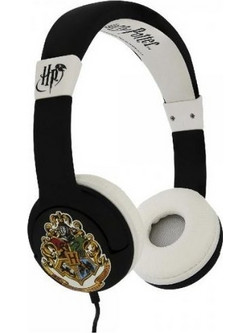 OTL Harry Potter Hogwarts Crest HP0624 Ενσύρματα Παιδικά Ακουστικά On Ear Μαύρα Λευκά
